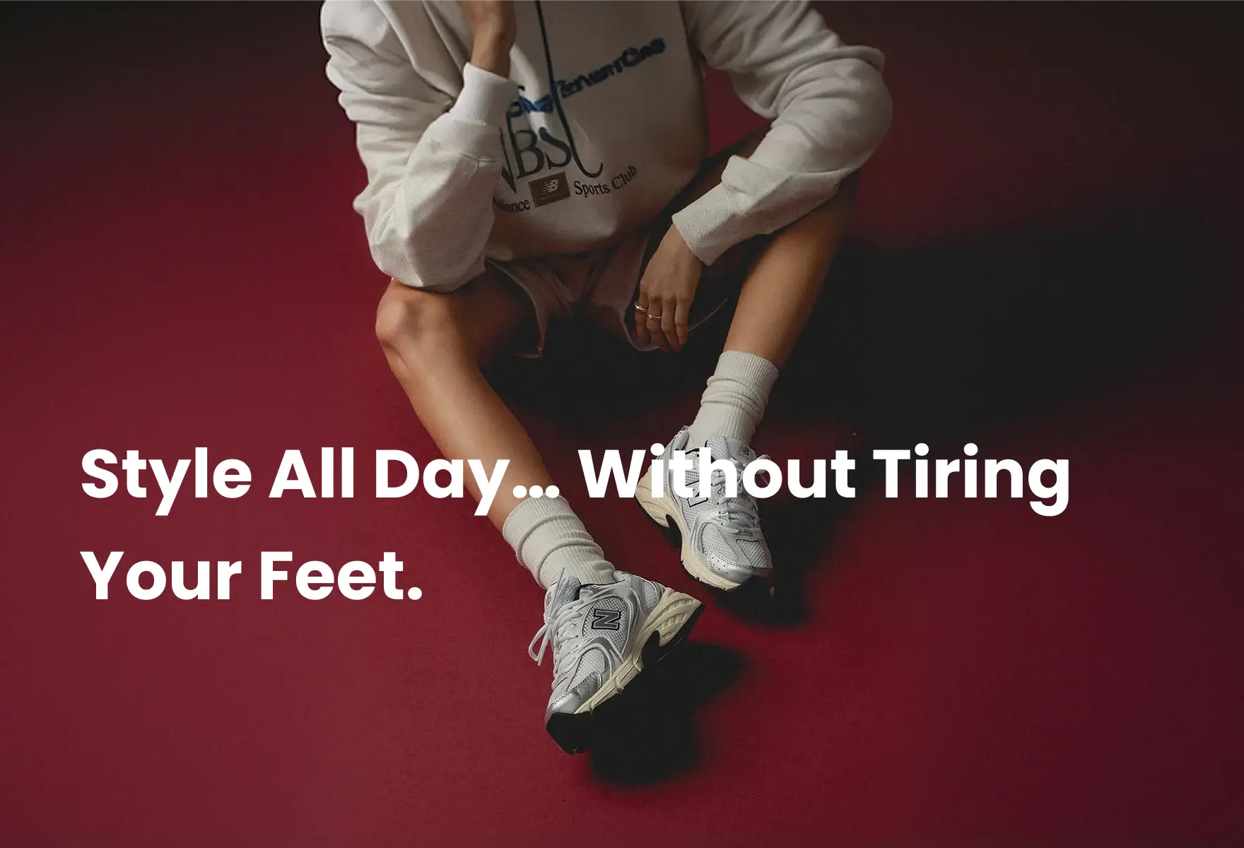 Style All Day, Without Tiring Your Feet — lifestyle sneaker photo