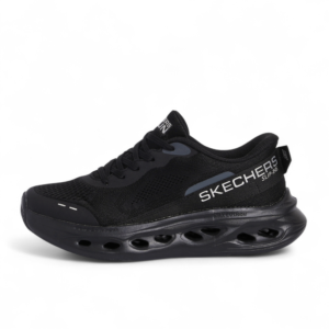 Skechers MAX CUSHIONING GLIDE-STEP – Smooth Comfort & Everyday Performance in Black