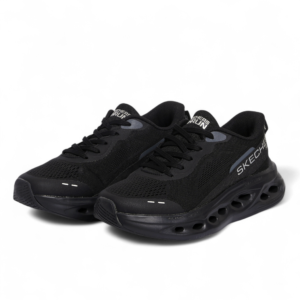 Skechers MAX CUSHIONING GLIDE-STEP – Smooth Comfort & Everyday Performance in Black - Image 2