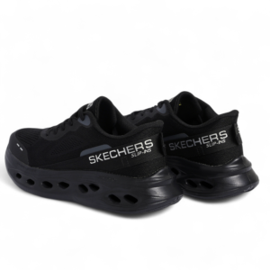 Skechers MAX CUSHIONING GLIDE-STEP – Smooth Comfort & Everyday Performance in Black - Image 5