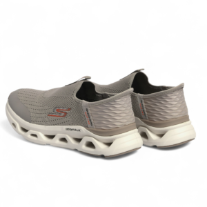 Skechers GO RUN Max Slip‑In – Comfort Meets Performance in Beige - Image 4