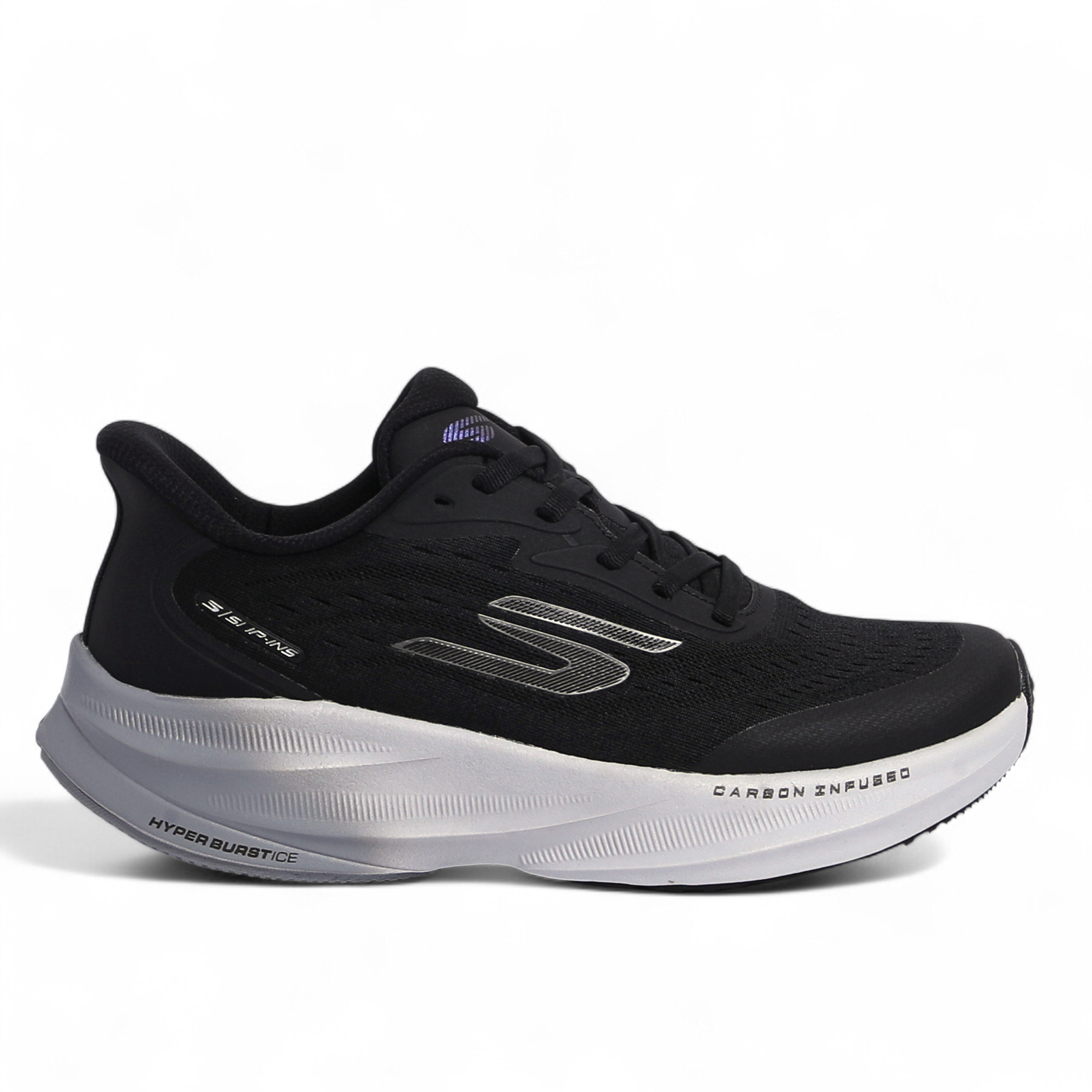 Skechers Slip-Ins – Hyper Burst Ice, Carbon Infused & Hyper Arc Comfort in Black - Image 2