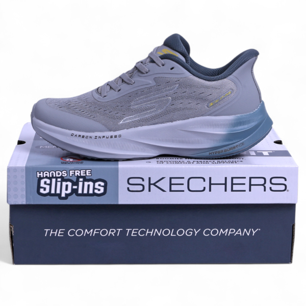 Skechers Slip-Ins – Hyper Burst Ice, Carbon Infused & Hyper Arc Comfort in Grey