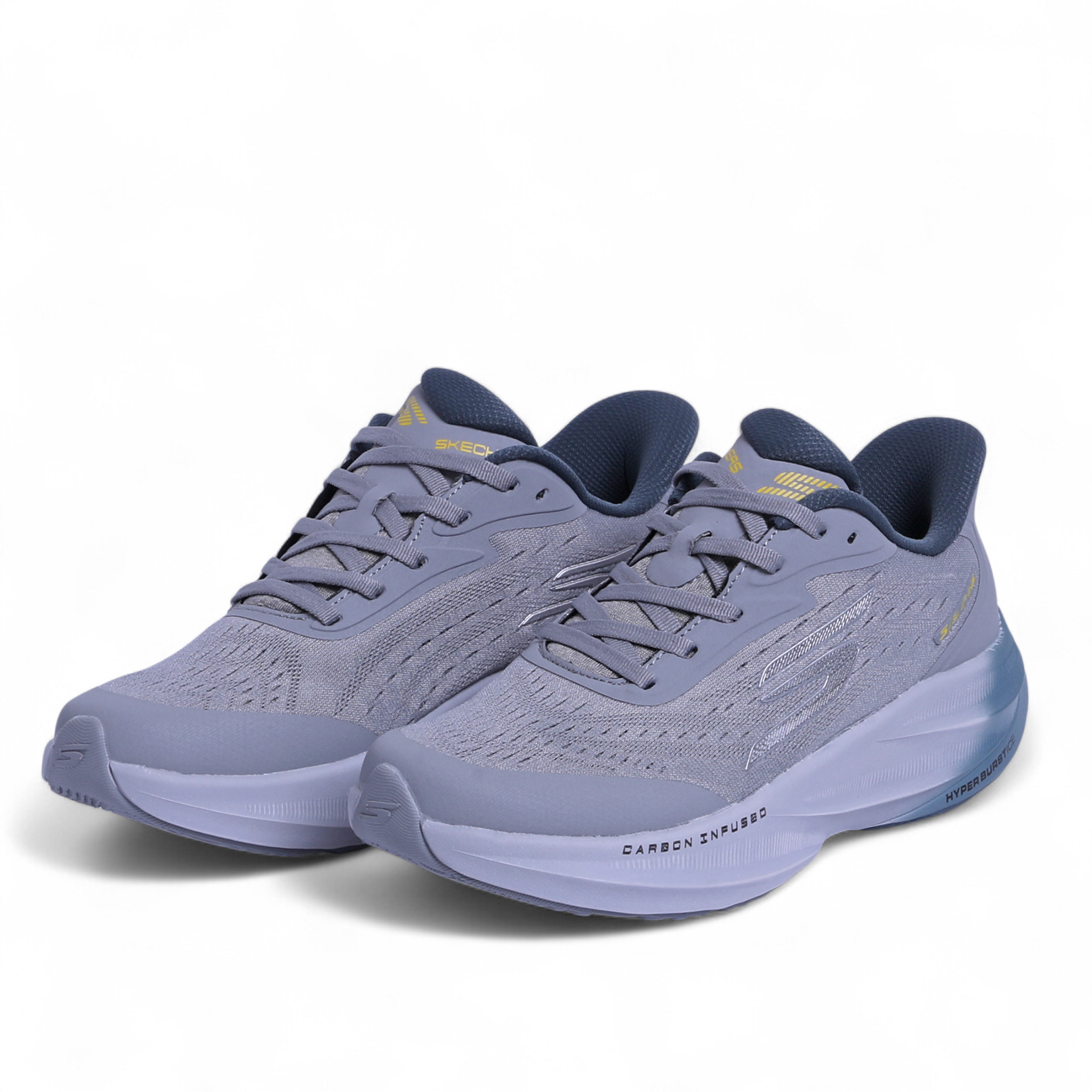 Skechers Slip-Ins – Hyper Burst Ice, Carbon Infused & Hyper Arc Comfort in Grey - Image 2