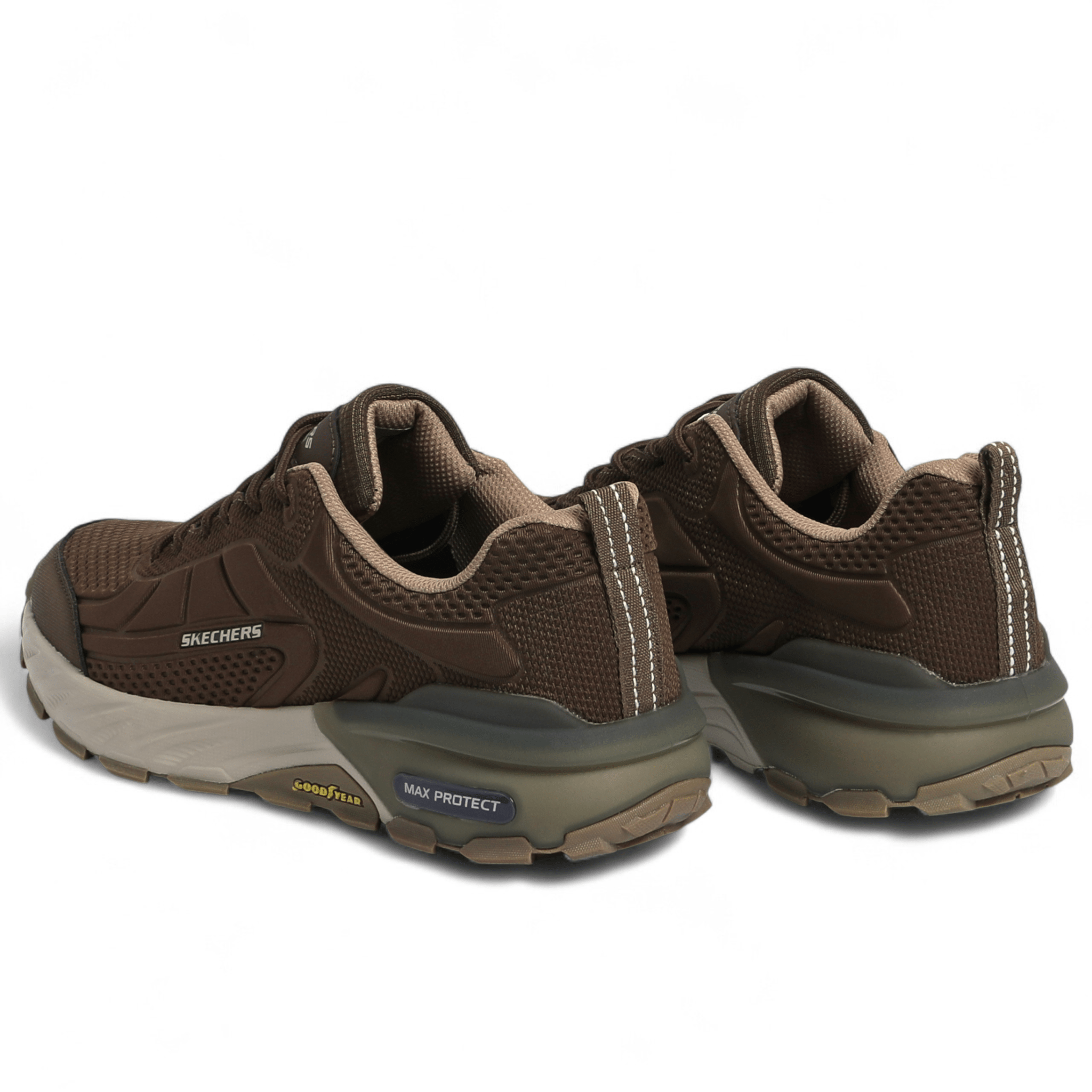 Skechers Max Protect Goodyear Sole in Brown - Image 4