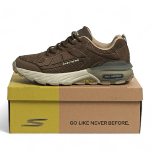 Skechers Max Protect Goodyear Sole in Brown - Image 6