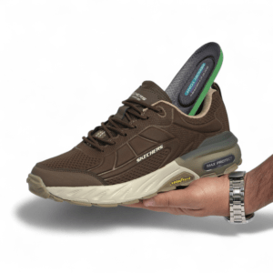 Skechers Max Protect Goodyear Sole in Brown - Image 5