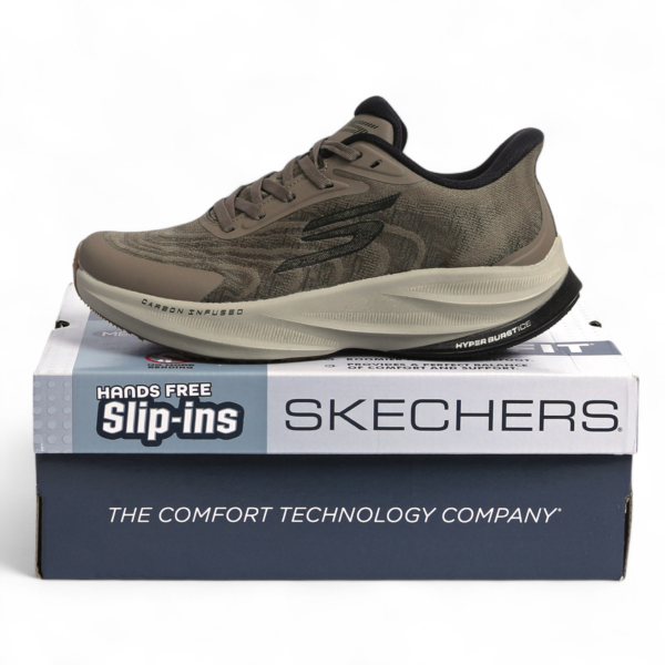Skechers Slip-Ins – Hyper Burst Ice, Carbon Infused & Hyper Arc Comfort in Brown