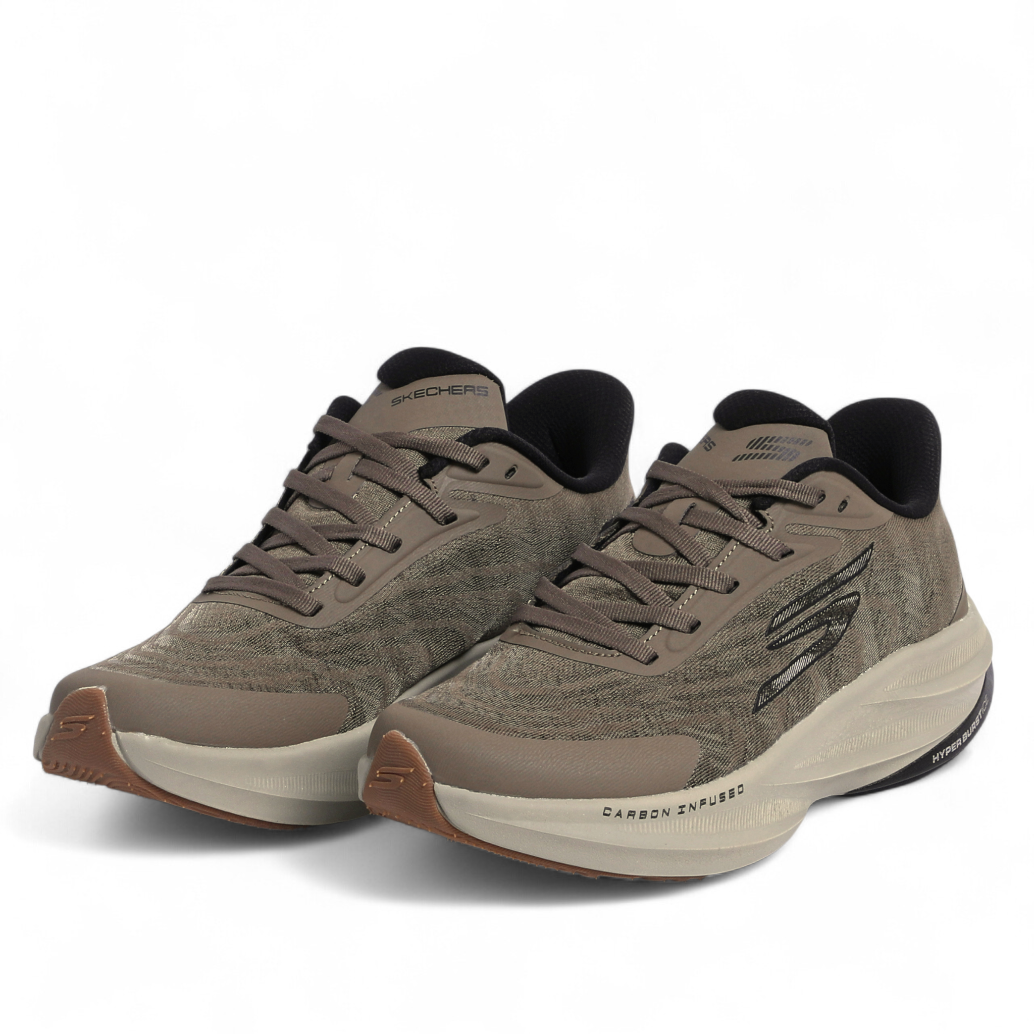 Skechers Slip-Ins – Hyper Burst Ice, Carbon Infused & Hyper Arc Comfort in Brown - Image 2