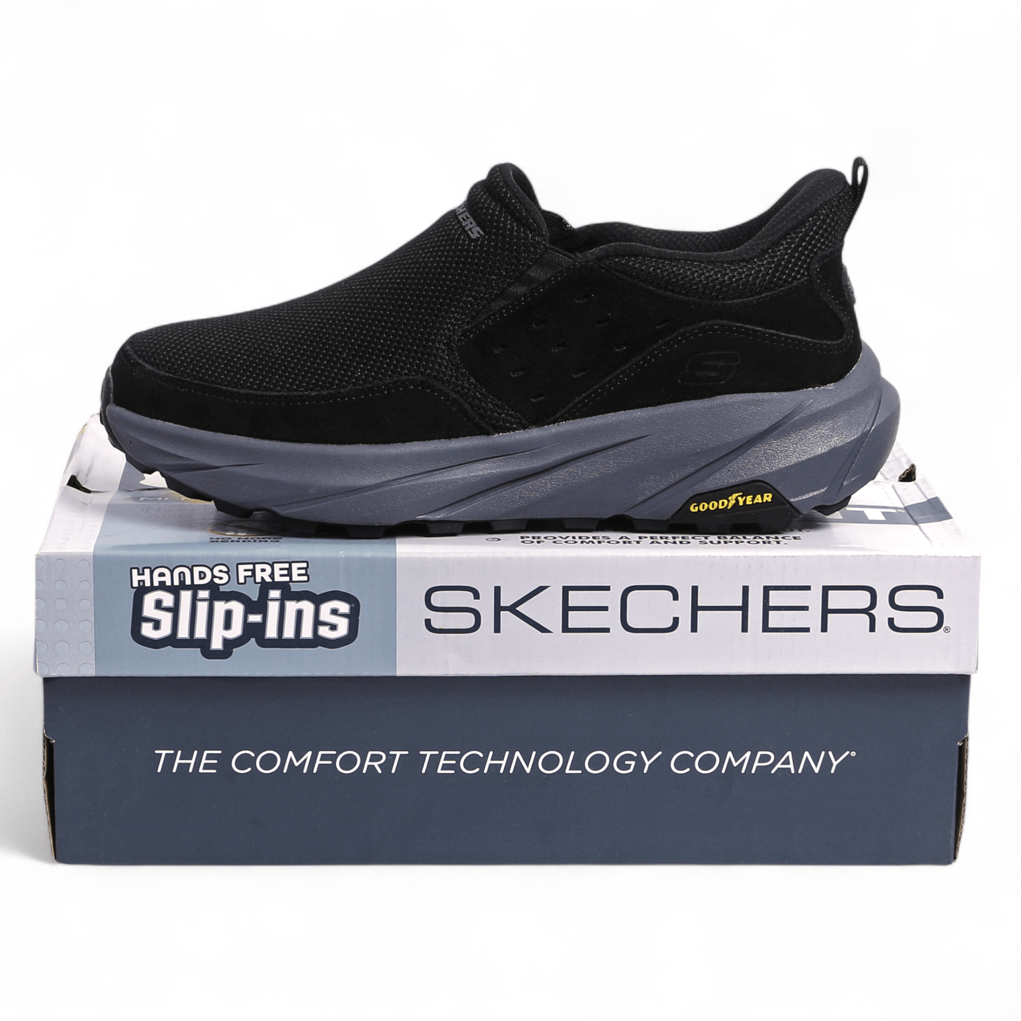 Skechers Slip-Ins with Air Cooled Memory Foam – Easy Comfort, All-Day Support in Black - Image 6
