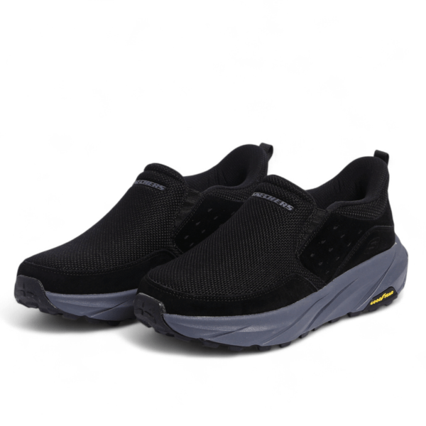 Skechers Slip-Ins with Air Cooled Memory Foam – Easy Comfort, All-Day Support in Black