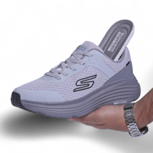 Skechers Max Cushioning Elite – Air-Cooled Goga Mat Comfort in Grey - Image 5