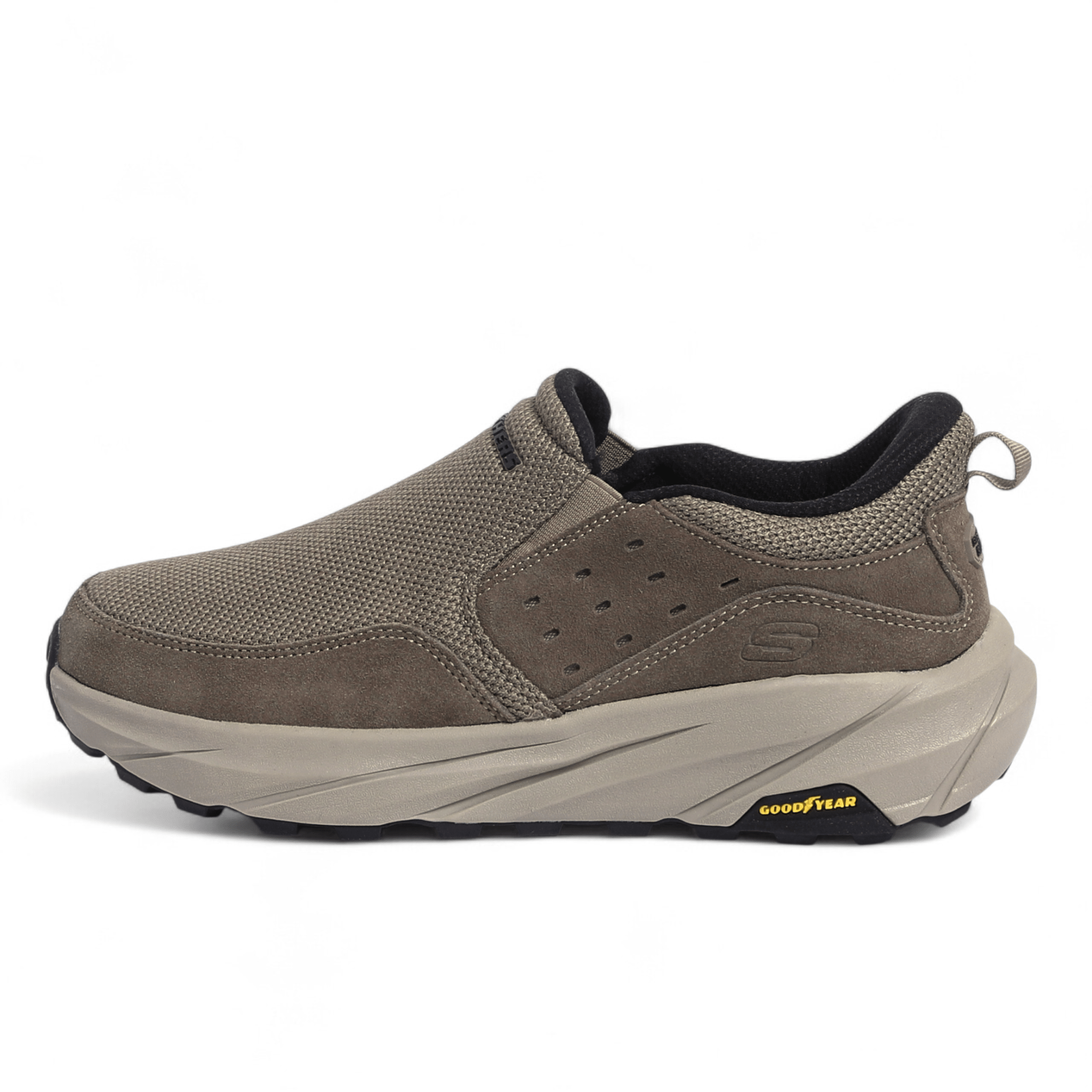 Skechers Slip-Ins with Air Cooled Memory Foam – Easy Comfort, All-Day Support in Beige - Image 1
