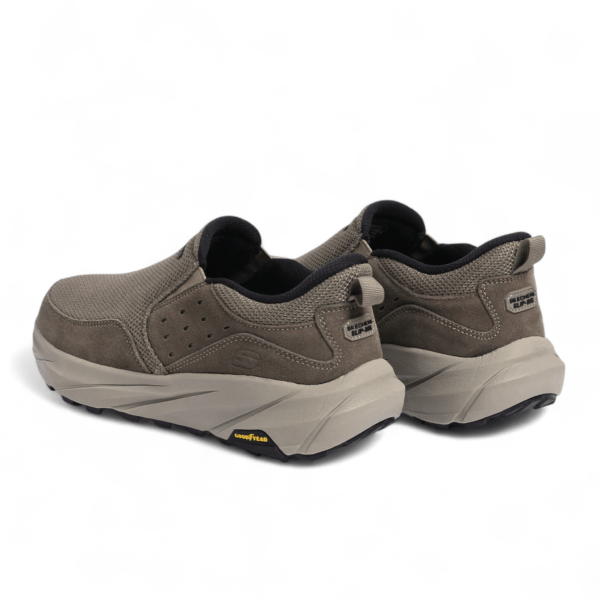 Skechers Slip-Ins with Air Cooled Memory Foam – Easy Comfort, All-Day Support in Beige