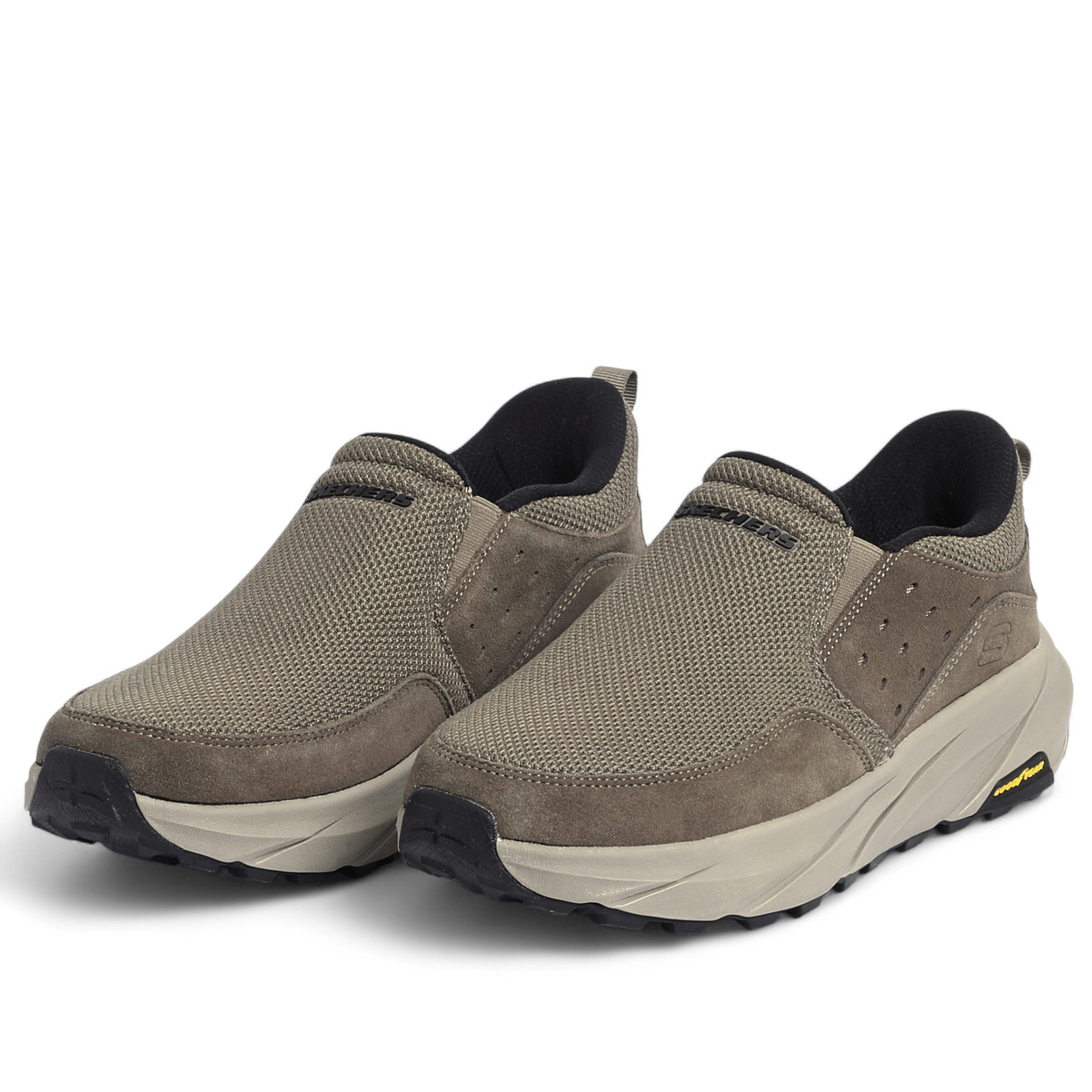 Skechers Slip-Ins with Air Cooled Memory Foam – Easy Comfort, All-Day Support in Beige - Image 2