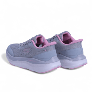 SKECHERS MAX-RUN SLIP-INS –  Comfort & Performance in Grey×pink - Image 6