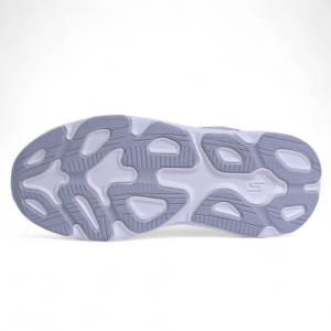 SKECHERS MAX-RUN SLIP-INS –  Comfort & Performance in Grey x Purble - Image 6