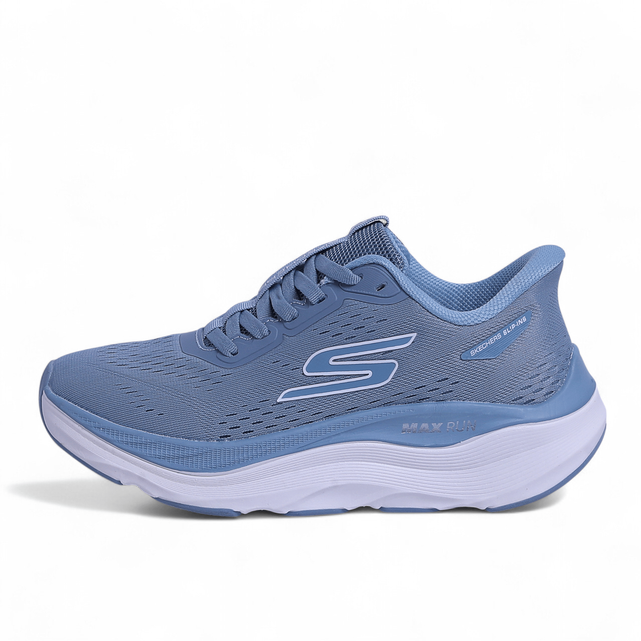 SKECHERS MAX-RUN SLIP-INS –  Comfort & Performance in Sky - Image 1