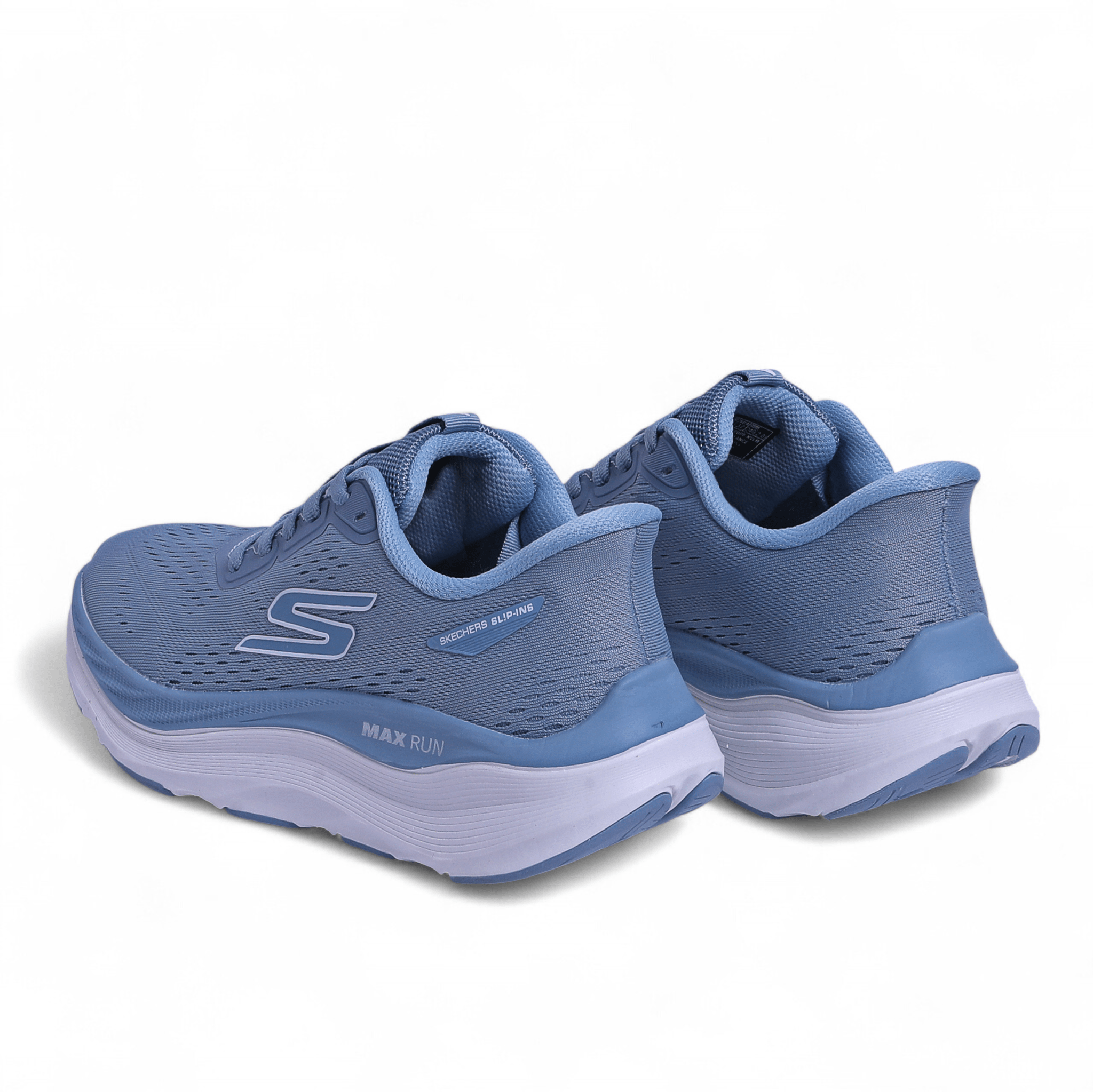 SKECHERS MAX-RUN SLIP-INS –  Comfort & Performance in Sky - Image 4