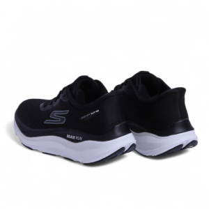 SKECHERS MAX-RUN SLIP-INS –  Comfort & Performance in Black - Image 4