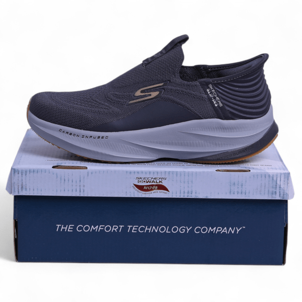 Skechers Slip-Ins – Hyper Burst • Carbon Infused • Goodyear HyperArc Comfort in Dark grey