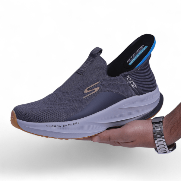 Skechers Slip-Ins – Hyper Burst • Carbon Infused • Goodyear HyperArc Comfort in Dark grey