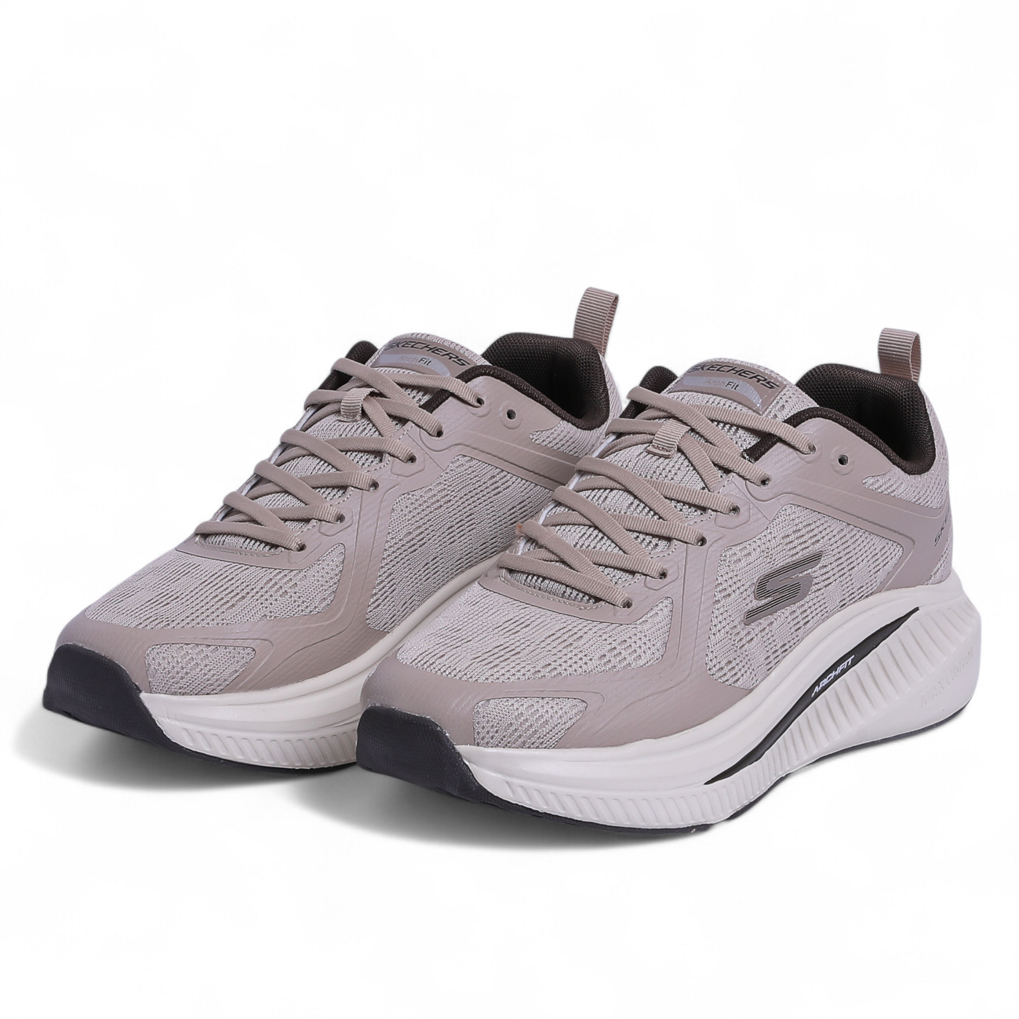 Skechers Go Run Max Cushioning Arch Fit – Superior Comfort & Support in Beige - Image 2