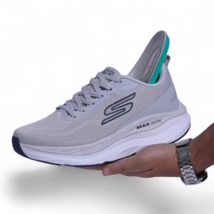 SKECHERS MAX-RUN –  Comfort & Performance in Grey - Image 5