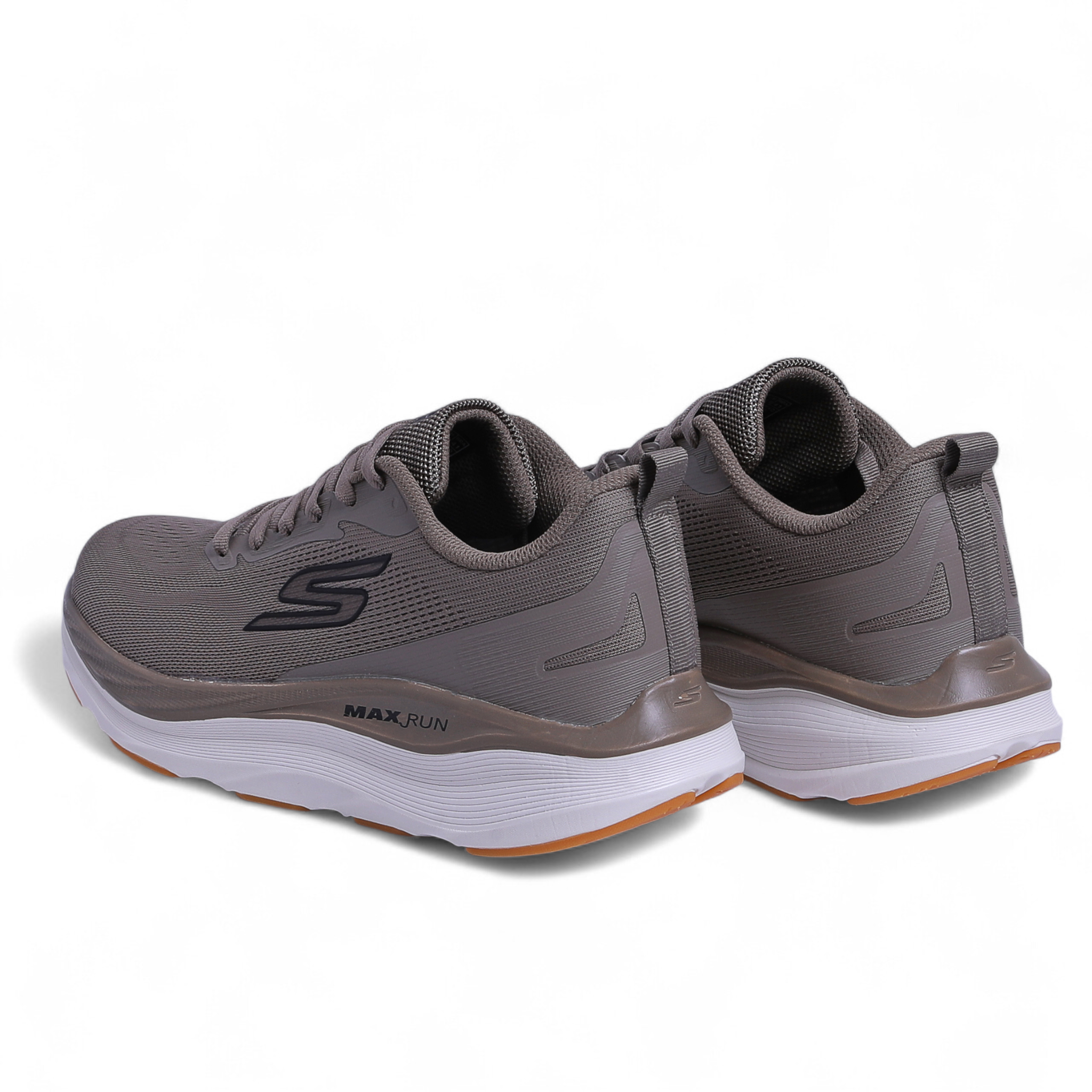 SKECHERS MAX-RUN –  Comfort & Performance in Beige - Image 4