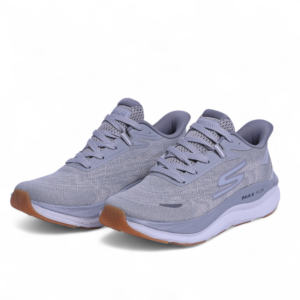 SKECHERS MAX-RUN SLIP-INS –  Comfort & Performance - in Light grey - Image 2