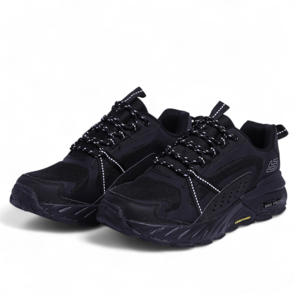 Skechers Max Protect Goodyear Sole in Black