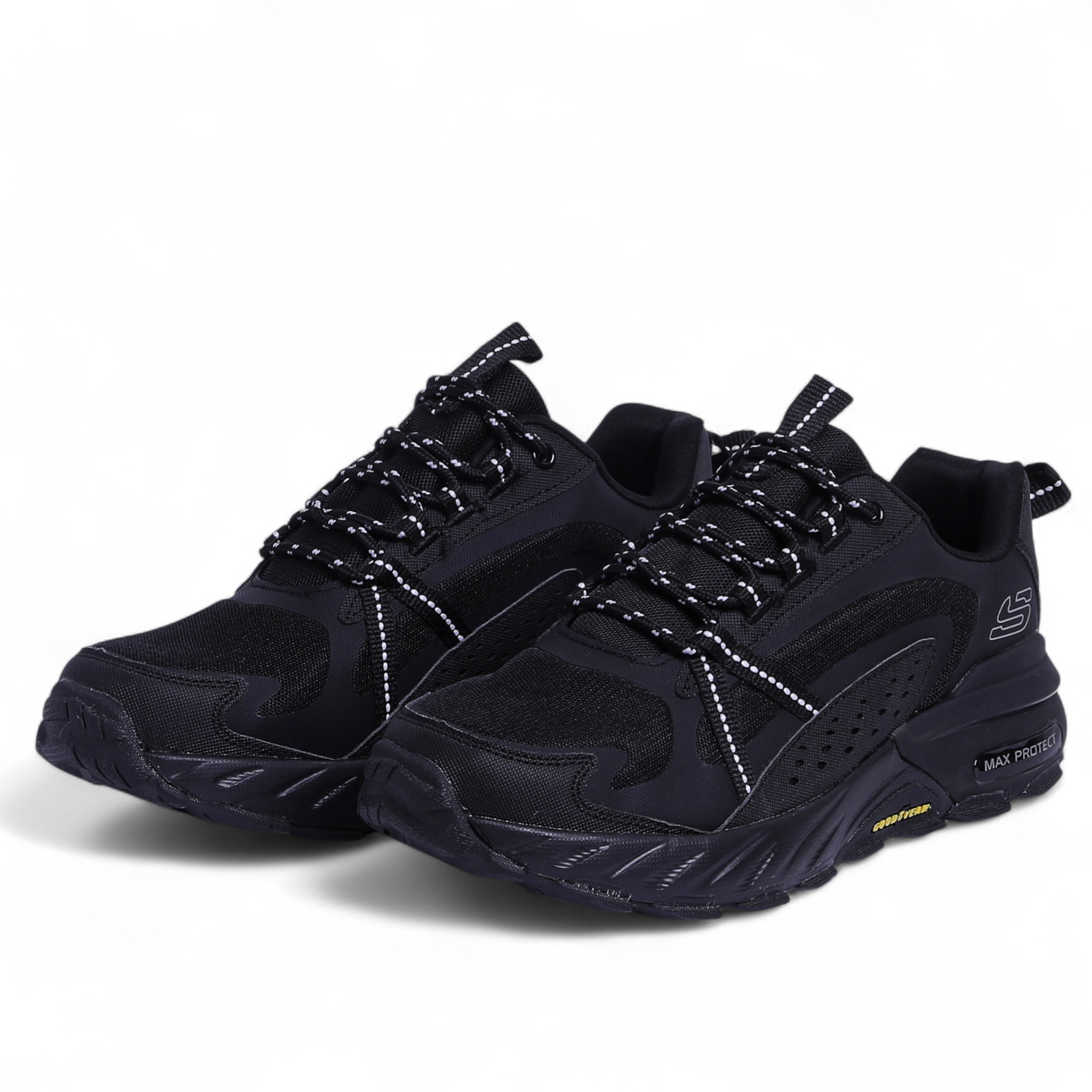 Skechers Max Protect Goodyear Sole in Black - Image 2