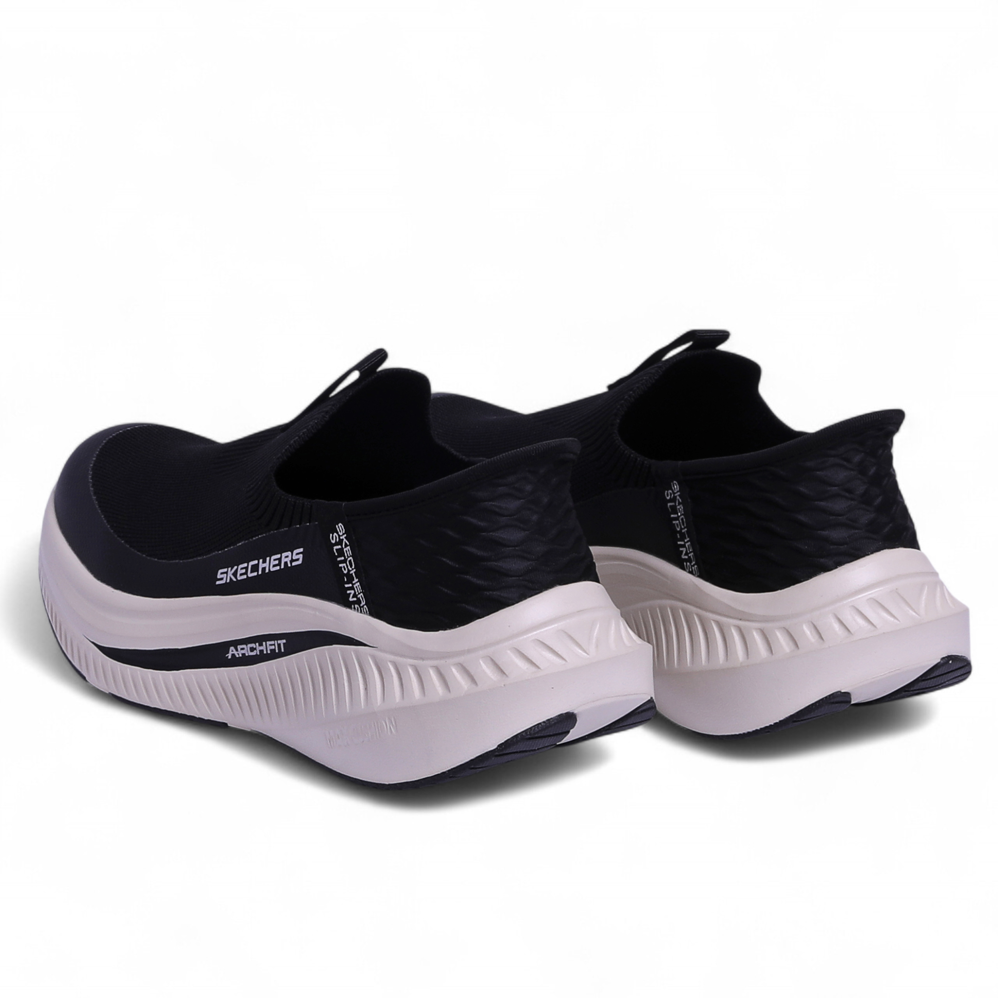 Skechers Arch Fit Max Cushion Slip-Ins – All-Day Comfort with Easy Slip-In Design in Black - Image 4