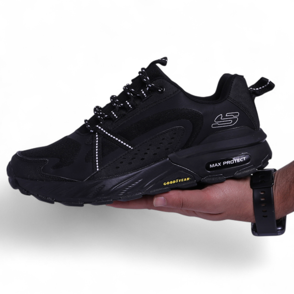 Skechers Max Protect Goodyear Sole in Black