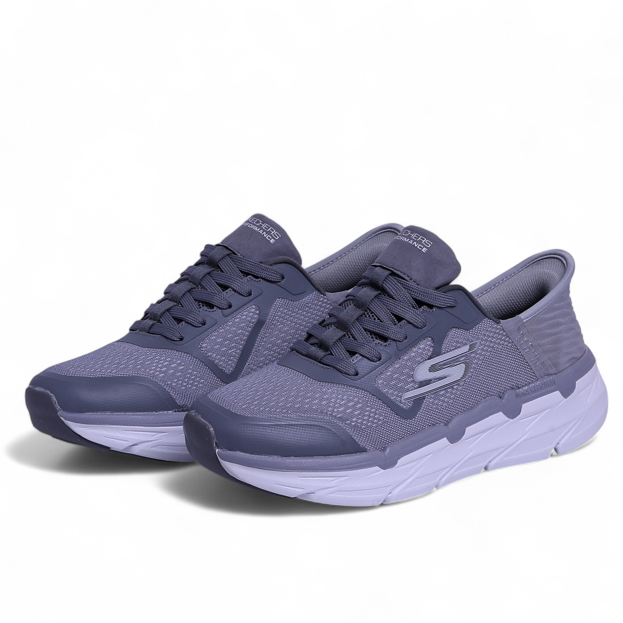 Skechers Max Cushioning Slip-ins – All-Day Comfort for Running, Walking & Athletic Life in Grey - Image 2
