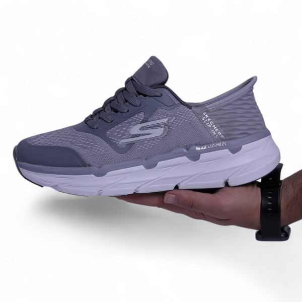 Skechers Max Cushioning Slip-ins – All-Day Comfort for Running, Walking & Athletic Life in Grey