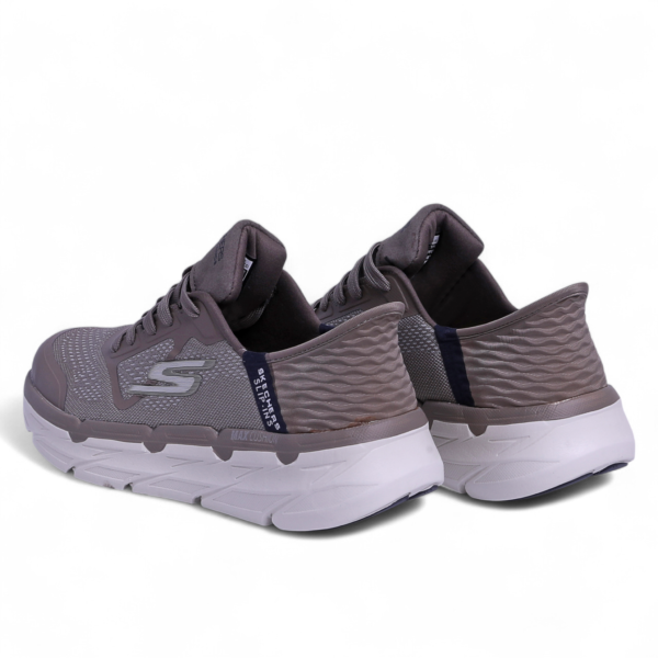 Skechers Max Cushioning Slip-ins – All-Day Comfort for Running, Walking & Athletic Life in Beige
