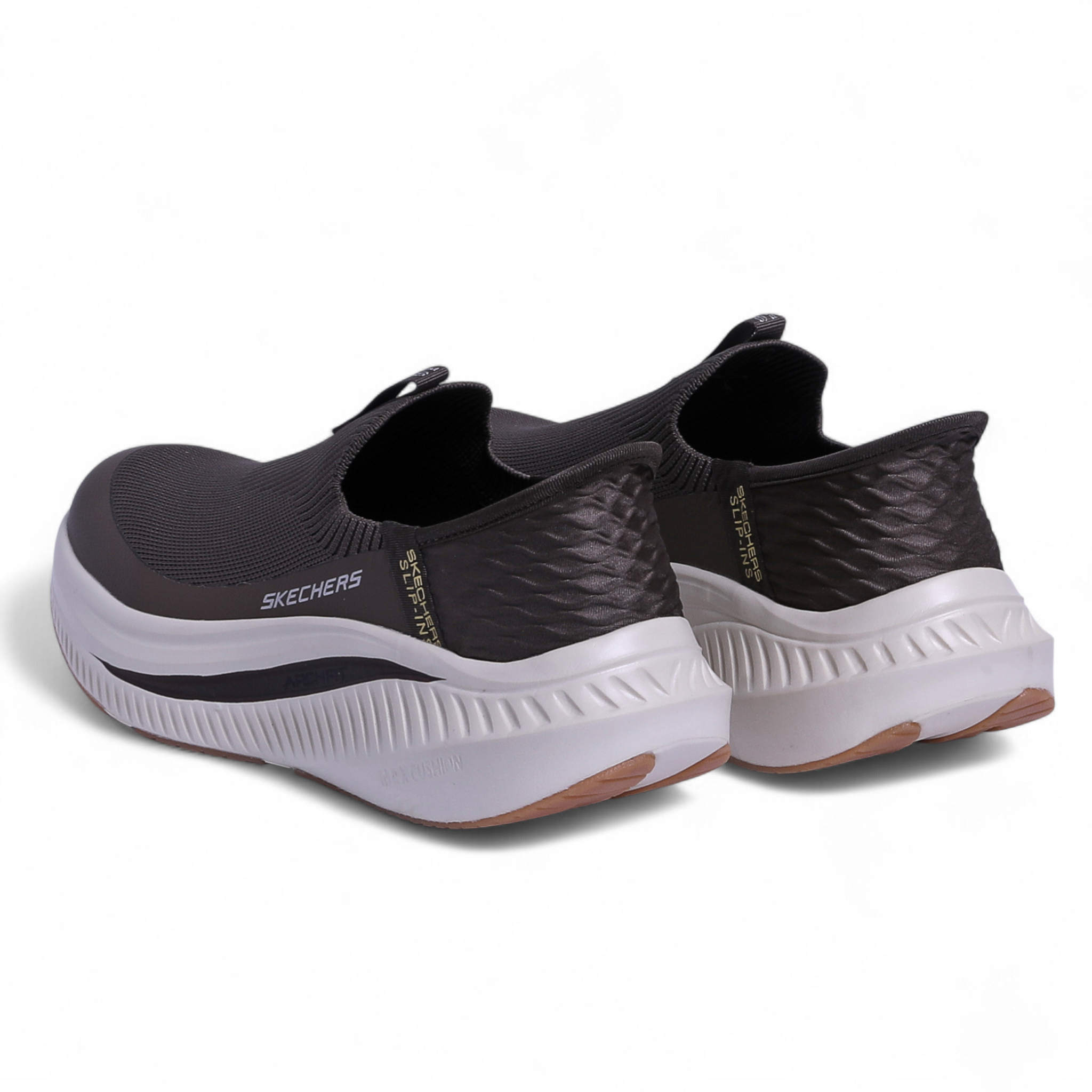 Skechers Arch Fit Max Cushion Slip-Ins – All-Day Comfort with Easy Slip-In Design in Brown - Image 6