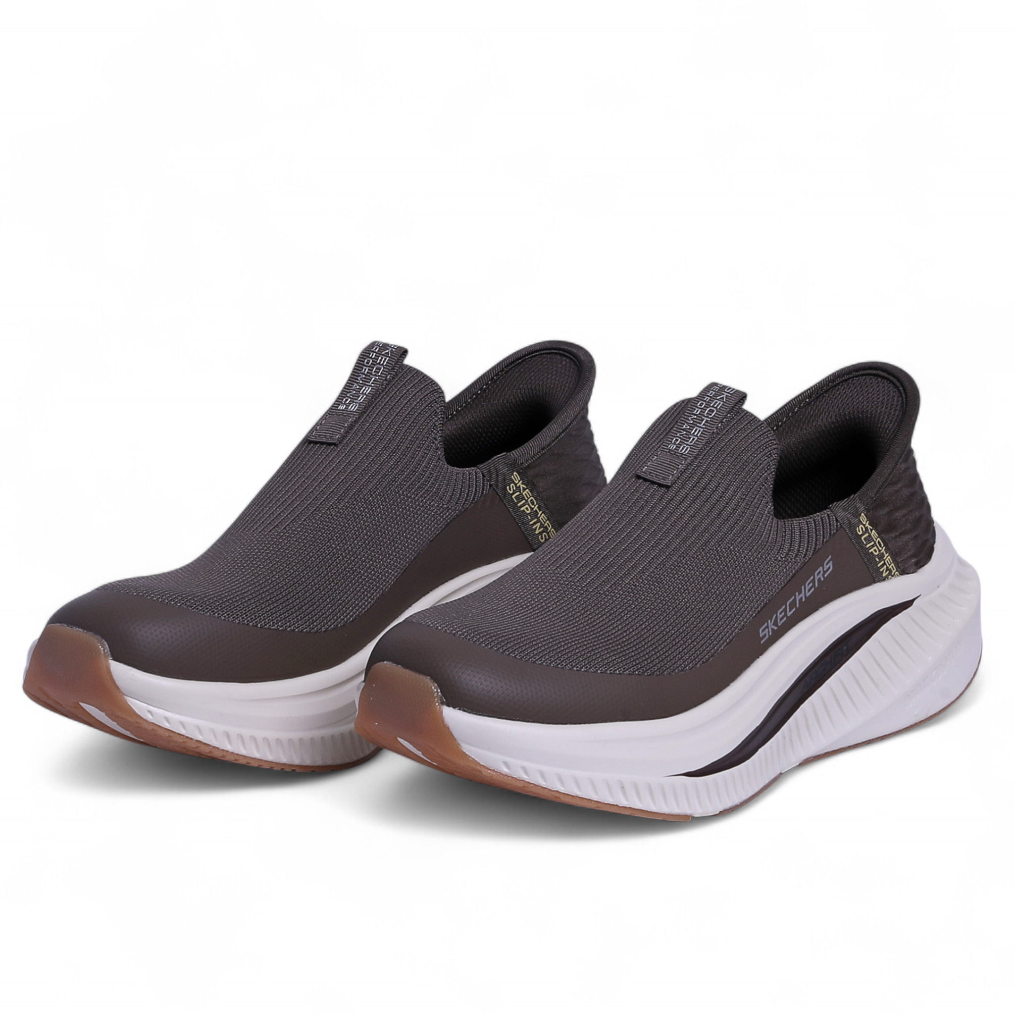 Skechers Arch Fit Max Cushion Slip-Ins – All-Day Comfort with Easy Slip-In Design in Brown - Image 2