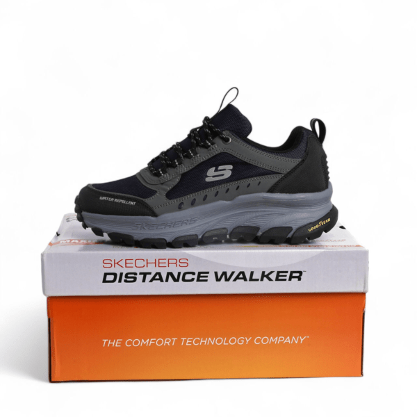 Skechers Hillcrest Water Repellent Trail Shoe in Gray