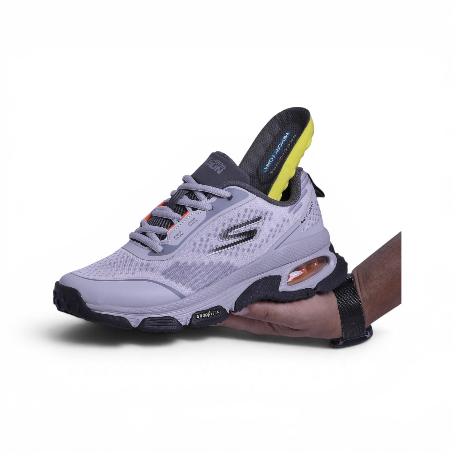 Skechers GO RUN – Lightweight Performance & Everyday Comfort in Light grey - Image 7