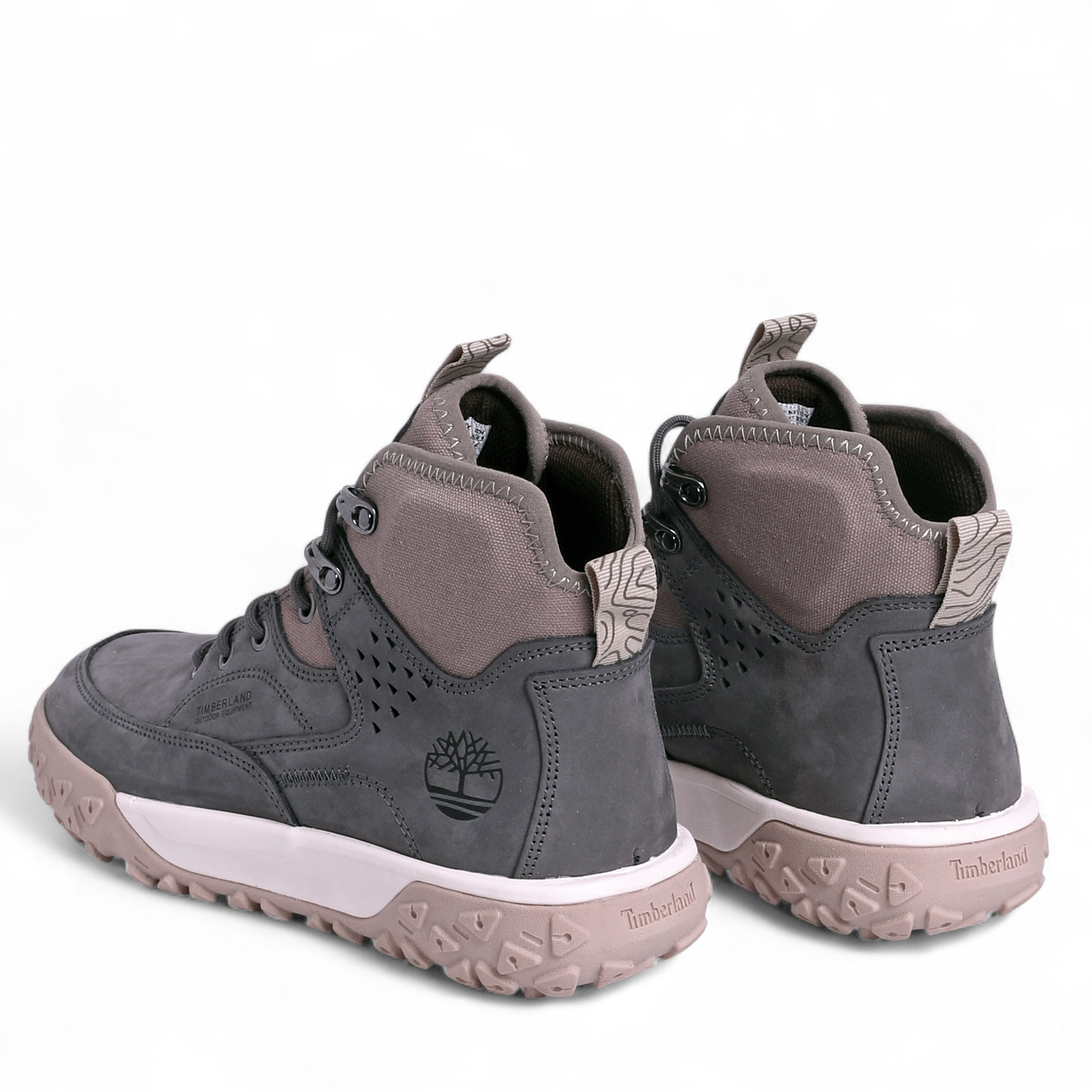 Timberland Men’s GreenStride, Motion 6 Mid Hiking Shoe in Grey - Image 5