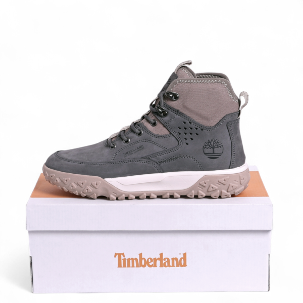 Timberland Men’s GreenStride, Motion 6 Mid Hiking Shoe in Grey