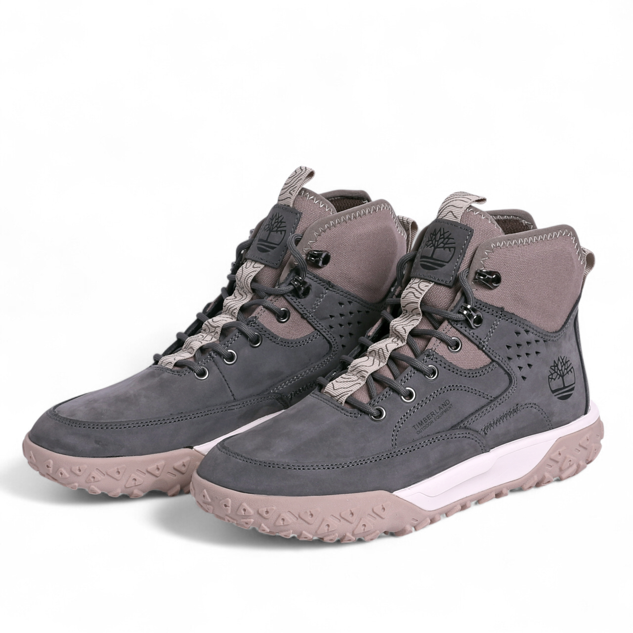 Timberland Men’s GreenStride, Motion 6 Mid Hiking Shoe in Grey - Image 2
