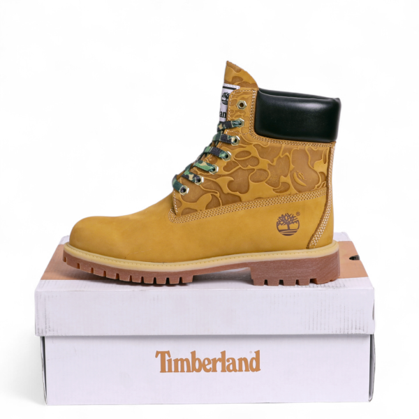 Timberland x A Bathing Ape x Undefeated 6-Inch Waterproof Boot in Havana