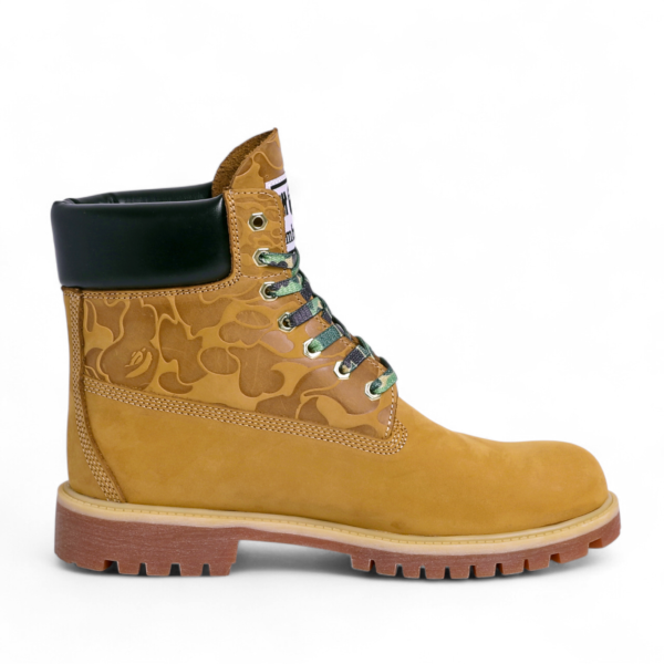 Timberland x A Bathing Ape x Undefeated 6-Inch Waterproof Boot in Havana