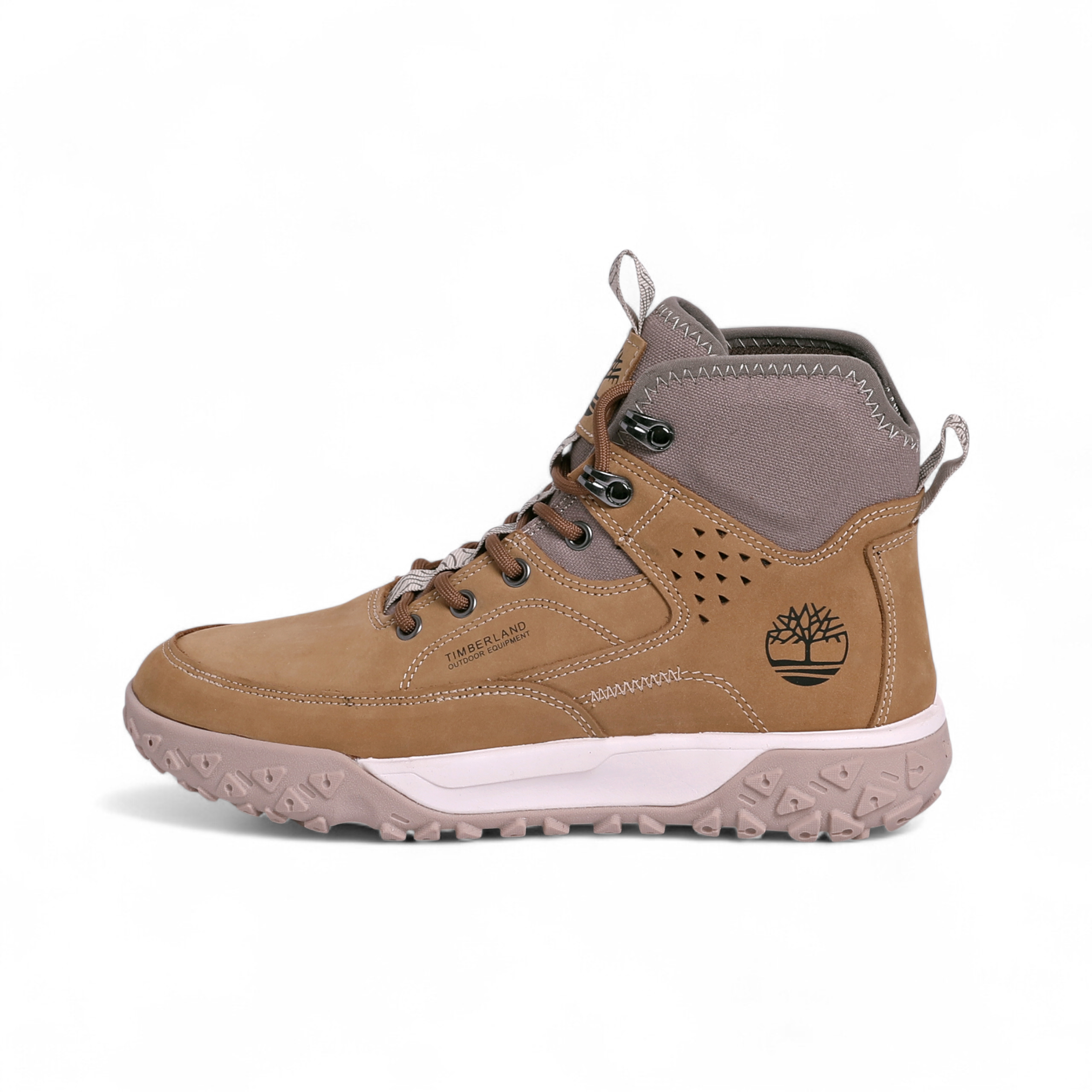Timberland Men’s GreenStride, Motion 6 Mid Hiking Shoe in Yellow - Image 1