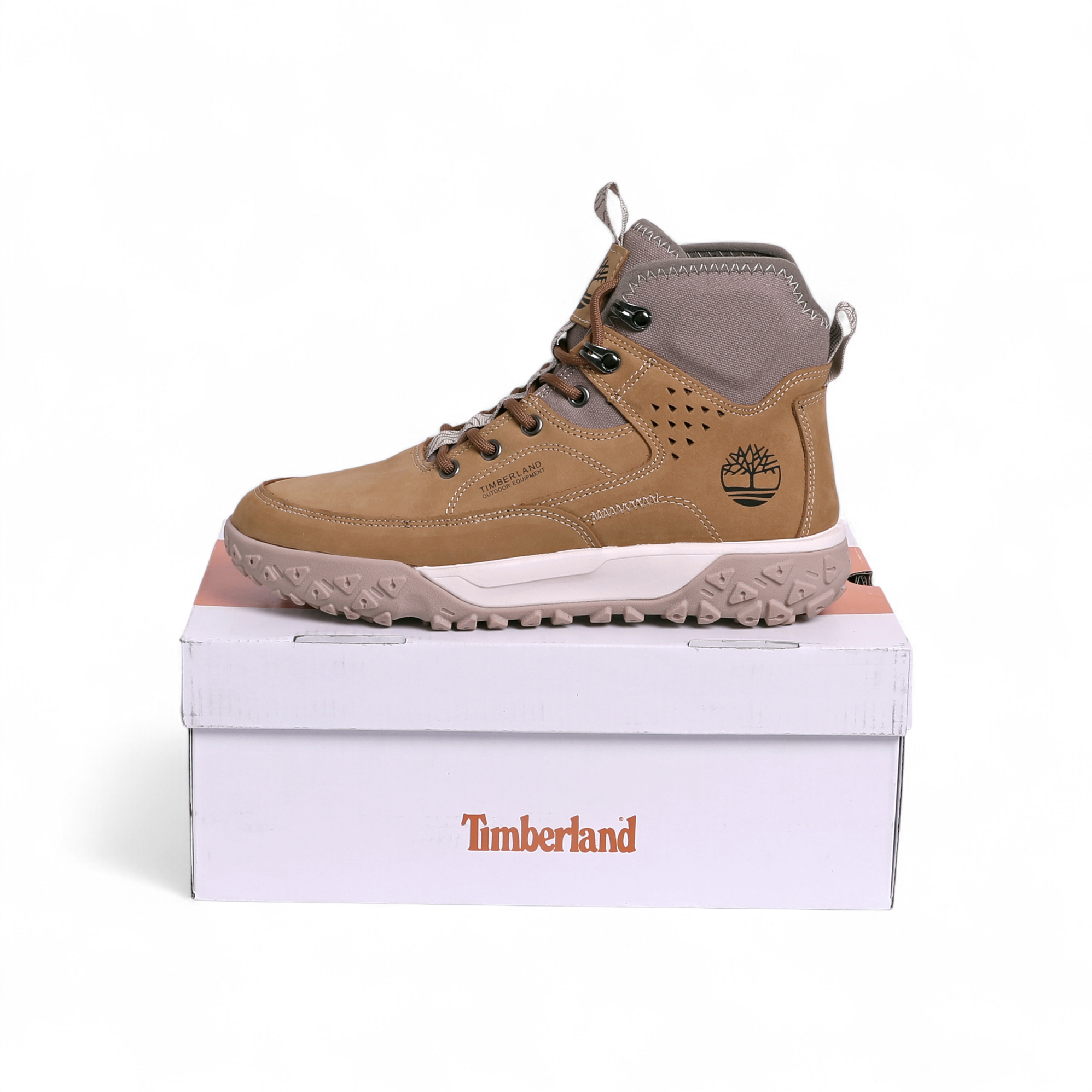 Timberland Men’s GreenStride, Motion 6 Mid Hiking Shoe in Yellow - Image 3