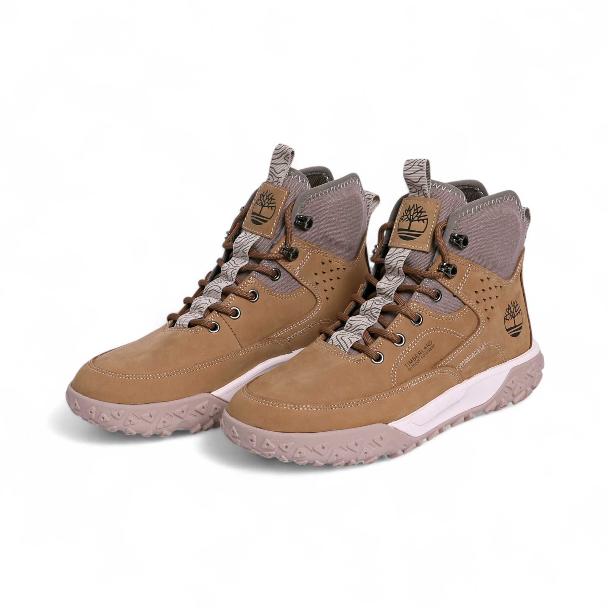 Timberland Men’s GreenStride, Motion 6 Mid Hiking Shoe in Yellow - Image 2