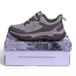 Skechers Trail Goodyear – Trail Walking Shoes with Durable Traction in Beige - Image 3
